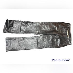 100% Genuine Leather Bebe Pants